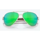 COSTA South Point 580P Green Mirror Polarized Sunglasses | Rose Gold & Tortoise Frames - Costa