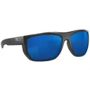 COSTA Santiago Net 580G Blue Mirror Polarized Sunglasses | Black Frames - Costa
