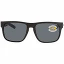 COSTA Spearo 580P Gray Polarized Sunglasses | Blackout Frame - Costa