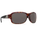 COSTA Inlet Retro Tortoise With Black Temples Gray 580P - Costa