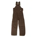 BERNE WORKWEAR Deluxe Insulated Bib Overall Mens Bark - Berne Workwear