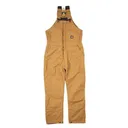 BERNE WORKWEAR Heritage Insulated Duck Bib Overall Brown Duck - Berne Workwear