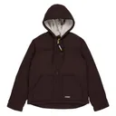 BERNE WORKWEAR Ladies Softstone Hooded Coat Dark Brown - Berne Workwear