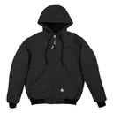 BERNE WORKWEAR Heritage Duck Hooded Active Jacket Black - Berne Workwear