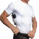 UNDERTECH Concealment Crew Neck Coolux T-Shirt - White - Undertech