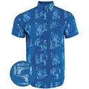 RETRO RIFLE Hawaiian SS Button Down - Blueprint / Blue - Retro Rifle