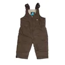 BERNE WORKWEAR Toddler Washed Insulated Bib Overall Bark - Berne Workwear