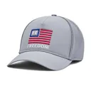 UNDER ARMOUR Men's UA Freedom Trucker Cap - Steel & Red - Under Armour