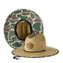 ROOST WATERFOWL Roost Leather Patch Straw Hat - Roost Waterfowl
