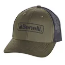 BENELLI Ripstop Logo Hat - OD Green / Black Mesh - Benelli