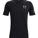 UNDER ARMOUR Men's UA Freedom Flag T-Shirt Black/Steel - Under Armour