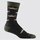 DARN TOUGH Men's Spey Fly Lightweight Crew Socks - Charcoal - Darn Tough Vermont