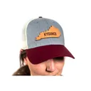 KYGUNCO Kentucky State Leather Patch - Maroon / Heather - Kygunco