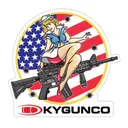 KYGUNCO USA Pin Up Girl w/ AR15 Sticker - Kygunco