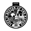 KYGUNCO Life Is Better At The Range Sticker - Kygunco