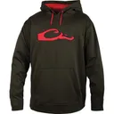 DRAKE Performance Hoodie Black/Red - Drake