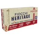 FIOCCHI Heritage 9x18mm Ultra 100 gr Full Metal Jacket Truncated Cone Ammunition | 50 Rounds - Fiocchi