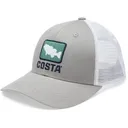 COSTA Bass Waves Trucker Gray OSFA - Costa