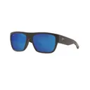 COSTA Sampan - Blue Mirror 580P / Matte Black Sunglasses - Costa