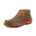 TWISTED X Chukka Driving Moc Bomber & Neon Orange - Twisted X