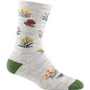 DARN TOUGH Women's Cottage Bloom Lightweight Crew Sock - Ash - Darn Tough Vermont