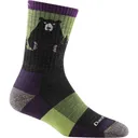 DARN TOUGH VERMONT Bear Town Micro Crew Lightweight with Cushion Lime - Darn Tough Vermont
