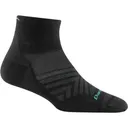 DARN TOUGH VERMONT Run 1/4 Ultra-Lightweight with Cushion Black - Darn Tough Vermont