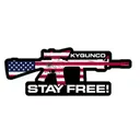 KYGUNCO Stay Free Flag AR15 Sticker - Kygunco