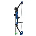 GENESIS ARCHERY 17 Gen X X-Dawn Bow Kit Blue Right Hand - Genesis Archery