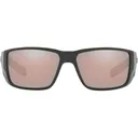 COSTA Blackfin Pro Copper Silver Mirror 580G Polarized Sunglasses | Matte Black Frames - Costa