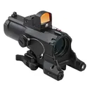 NCSTAR ECO 4X34 PRISMATIC SCOPE w/DDAB/BLUE ILL/BLACK - Ncstar