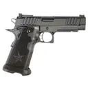STACCATO XL 9mm 5.4" 17rd Optic Ready Pistol + TiN Island Barrel | Black Gen2 TacTexture Grips - Staccato