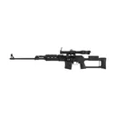 ZASTAVA M91 Sniper 7.62x54R 24" 10rd Rifle w/ POSP 4x24 Scope - Black - Zastava Arms
