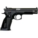 CZ-USA 75 TS Czechmate 9mm 5.2" 20/26rd Pistol w/ C-*More Sights & Ambi Safety - Black - Cz-Usa