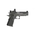 STACCATO P DPO Tuxedo 9mm 4.4" Barrel Curved Trigger Optic Ready 20rd - Black / Chrome - Staccato