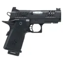 STACCATO CS 9mm 3.5" 16rd Optic Ready Pistol w/ Fiber Optic Sights | Black X-Series - Staccato