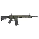 LWRC Six8-A5 6.8 Rem SPC 16.1" 30rd Semi-Auto Rifle w/ Spiral fluted Barrel - OD Green / Black - LWRC