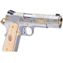 SPRINGFIELD ARMORY 1911 45 ACP 5" 7rd - Stainless & Gold - Italian Renaissance - Raphael - Springfield Armory