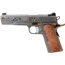 KIMBER Silver Deluxe "1 of 200" 1911 45 ACP 5" 7rd - Silver & Gold w/ Maple Burl Grips - Kimber