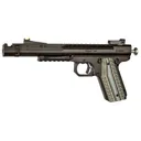 VOLQUARTSEN Scorpion 22 WMR 6" 9rd Pistol w/ Compensator & Hi-Viz - Black / Predator Green VZ Grips - Volquartsen