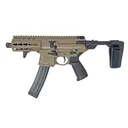SIG SAUER MPX 9mm, 4.5" PDW, FDE, Cllpsb - Sig Sauer