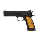 CZ-USA QP Only 75 Tactical Sport 40SW 5.23" Black/Orange - Cz-Usa