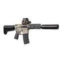 Q LLC SUGAR WEASEL 300 AAC Blackout 7" 30rd Short Barreled Rifle | FDE - Q
