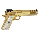 IVER JOHNSON 1911A1 Eagle XL Ported 45 ACP 6" 24k Gold / White - Iver Johnson