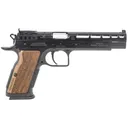 TANFOGLIO Gold Match 9mm 6" 17rd Black/Wood - Italian Firearms Group