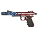 VOLQUARTSEN Scorpion American Flag 22 LR 4.5" Anodized - Volquartsen