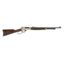 HENRY Brass Wildlife Edition 45-70 Govt 22" 4rd Lever Action w/ Octagon Barrel - Blued / Engraved - Henry Repeating Arms