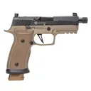 SIG SAUER P320 Combat 9mm 4.6" 21rd Optic Ready Pistol w/ Threaded Barrel & Suppressor Height Sights - Sig Sauer