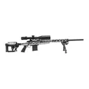 HOWA HCR American Flag Chassis Rifle Grey 4-16x50 Scope - Howa