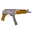 KALASHNIKOV USA KP9 9mm 9.33" 30rd Pistol - Black / Amber Wood Furniture - Kalashnikov Usa